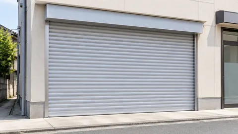 店舗入口の新しいシャッターのイメージ