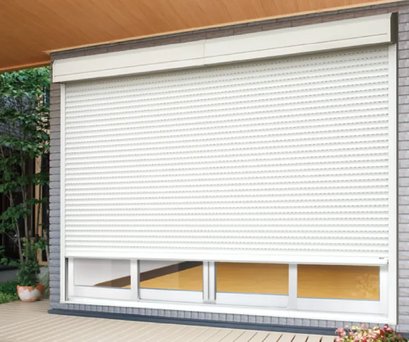 文化シャッター新設プランの施工イメージ